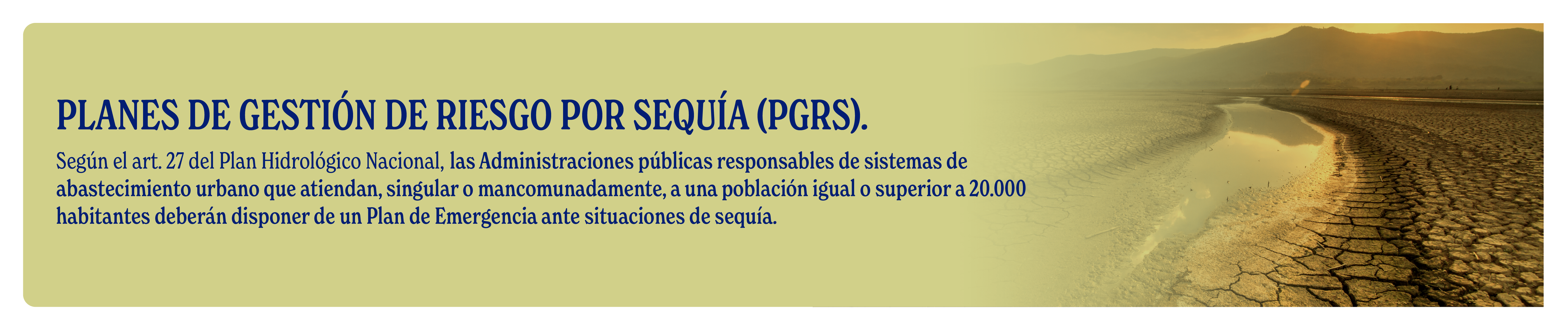 Promoción trabajos técnicos de AEOPAS_02_Planes de Sequía