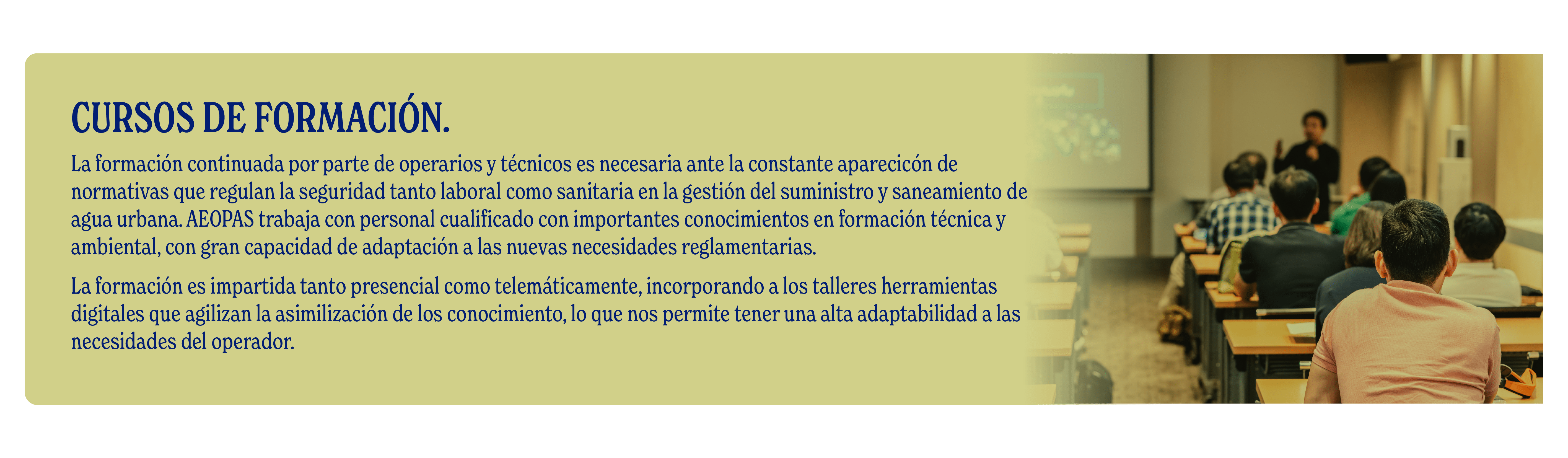 Promoción trabajos técnicos de AEOPAS_15_Curso de formación
