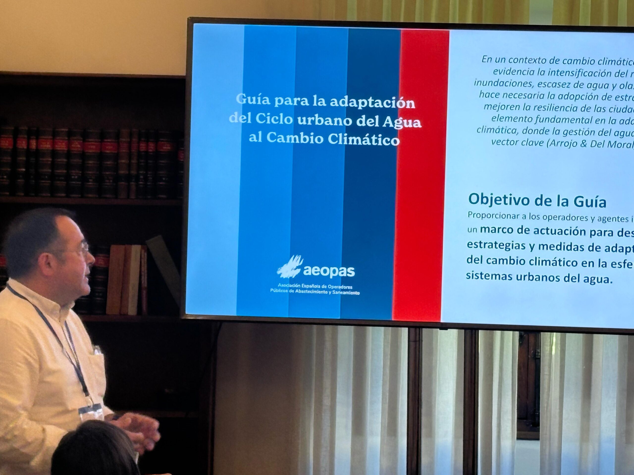 Antonio Figueroa. XIII Congreso Ibérico de gestión del agua