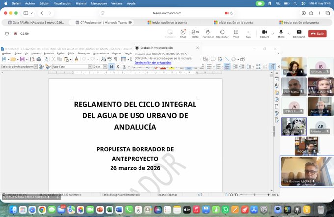 Imagen Reglamento Ciclo Integral Agua Andalucía.