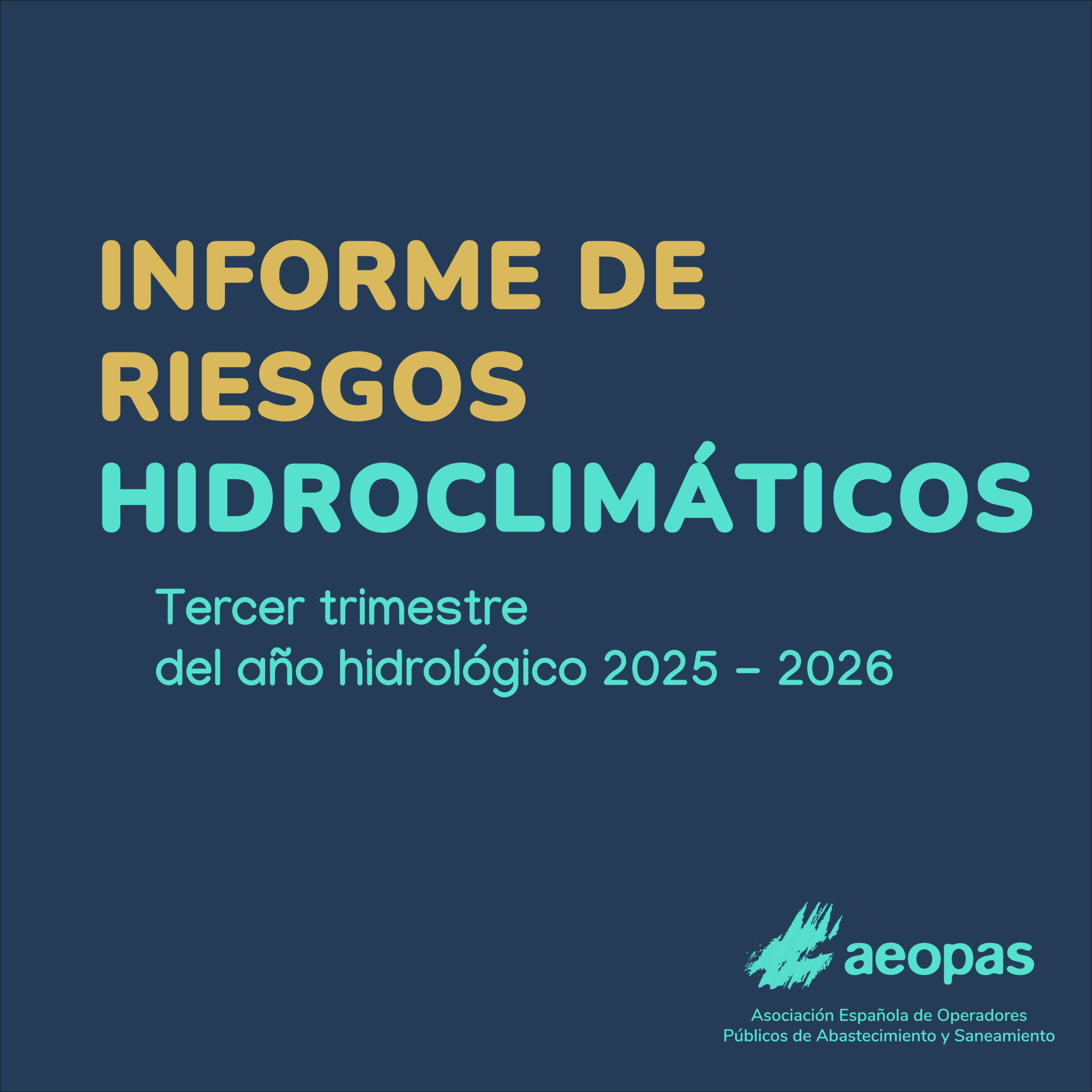 Carátulas de informes de Riesgos hidroclimáticos. 3º 2025-2026-01