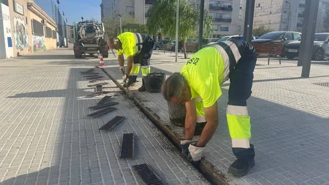 Limpieza de imbornales en Chiclana